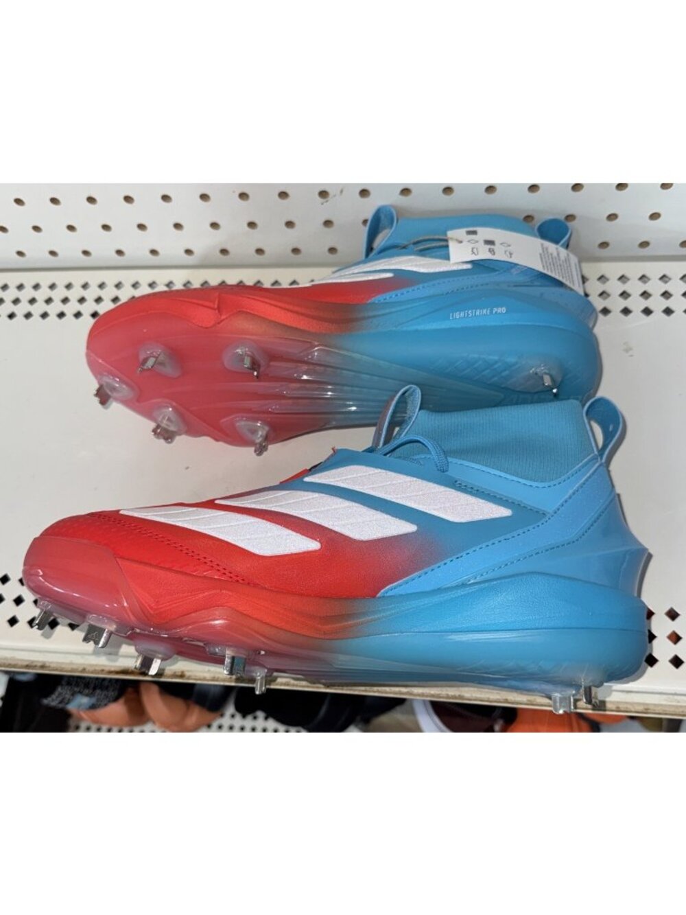 Adidas AdiZero Impact+ 2.0 Candy Pack Mens Metal Baseball Cleats Size 9.5 JQ4258 - Picture 6 of 9